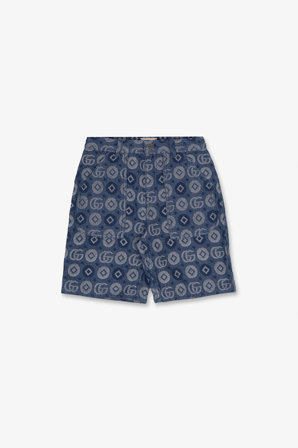 NAVY BLUE Denim shorts