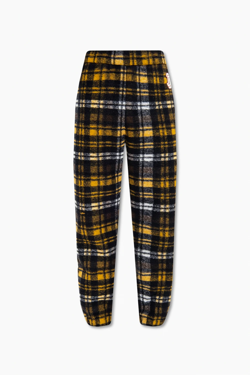 Checked sweatpants