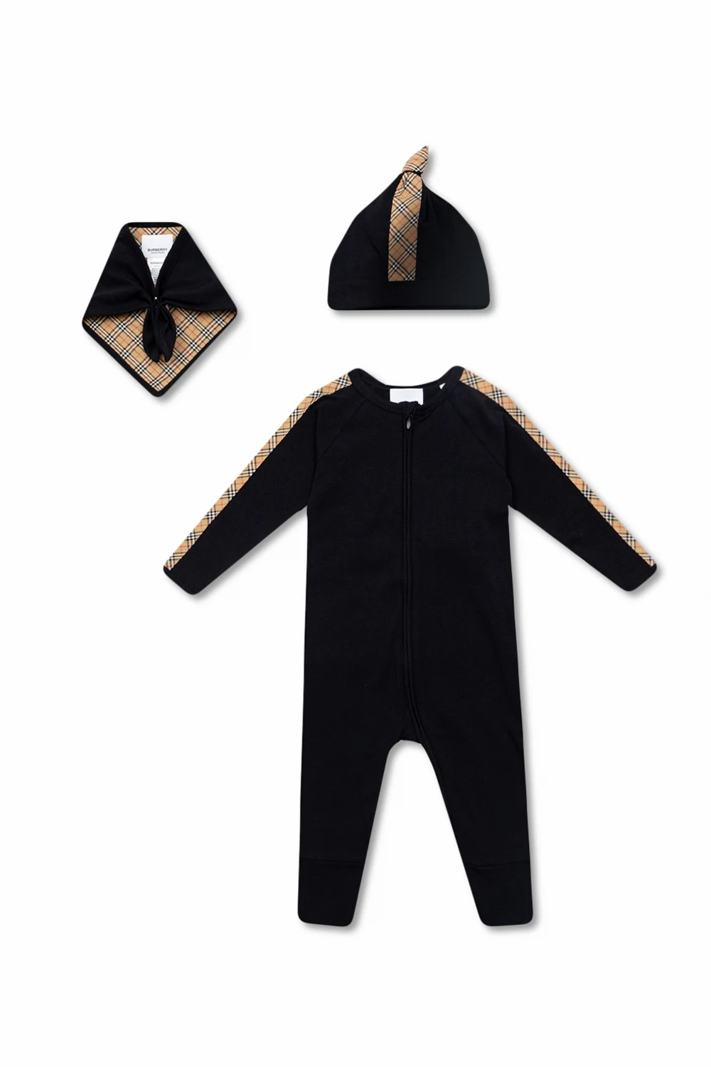 Romper, hat & bib set