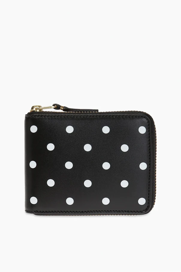 BLACK Polka dot wallet