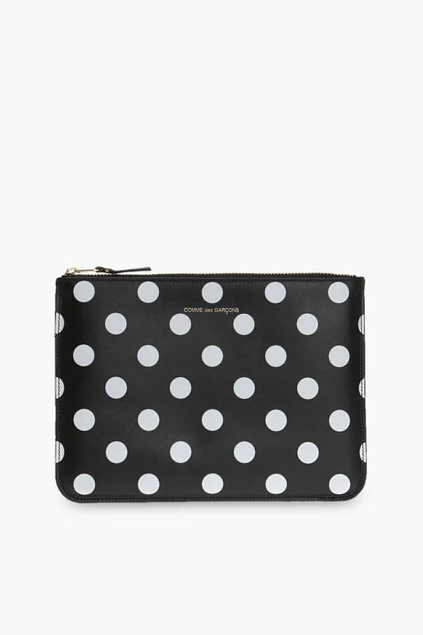 BLACK Patterned pouch