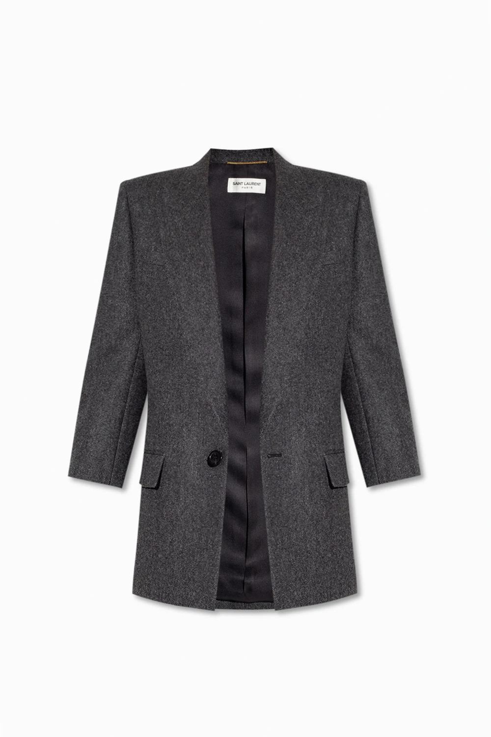 Blazer with peak lapels