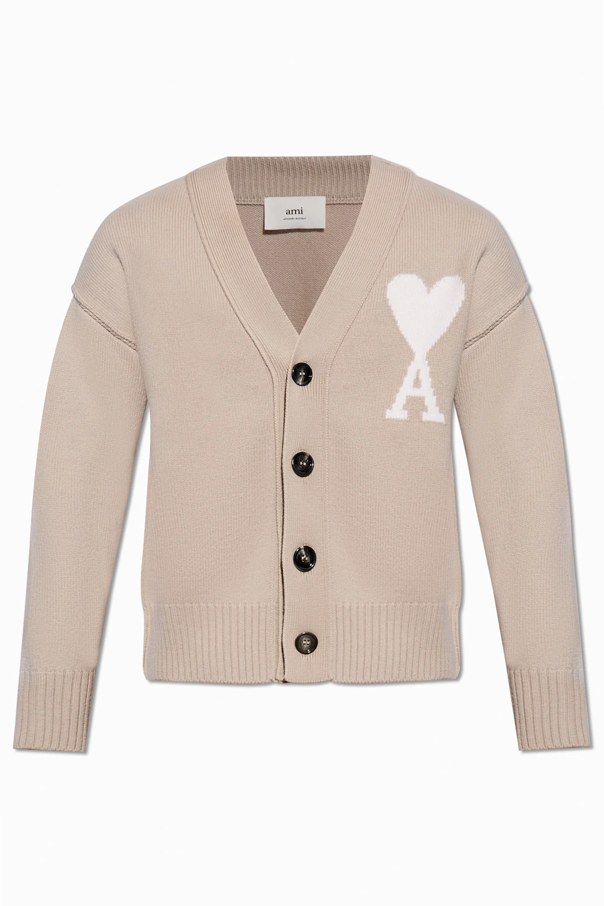 Cardigan with logo