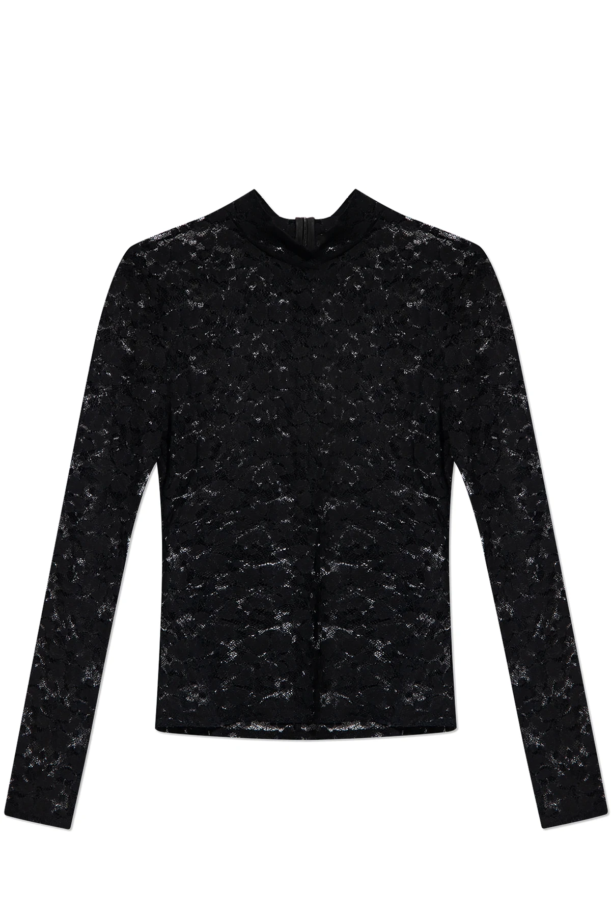 ‘RainaGZ’ lace turtleneck top