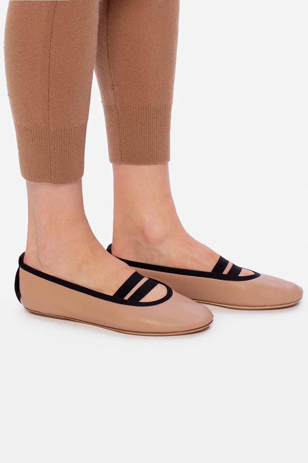 Skórzane baleriny ‘Ballerina’