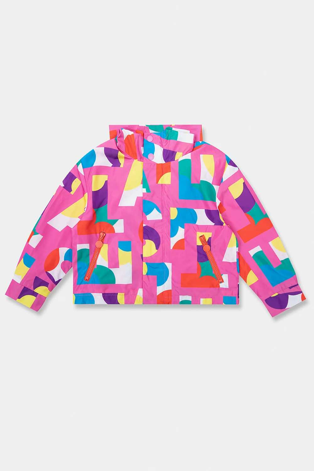 Jacket with geometric