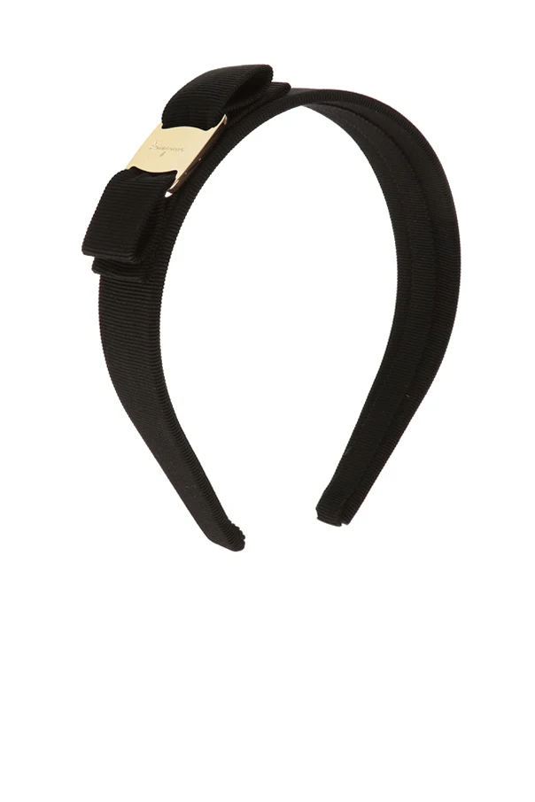 SCHWARZ Haarband mit Logo