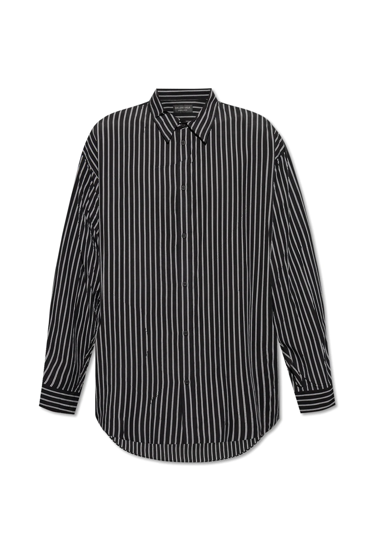 Shirt with striped pattern