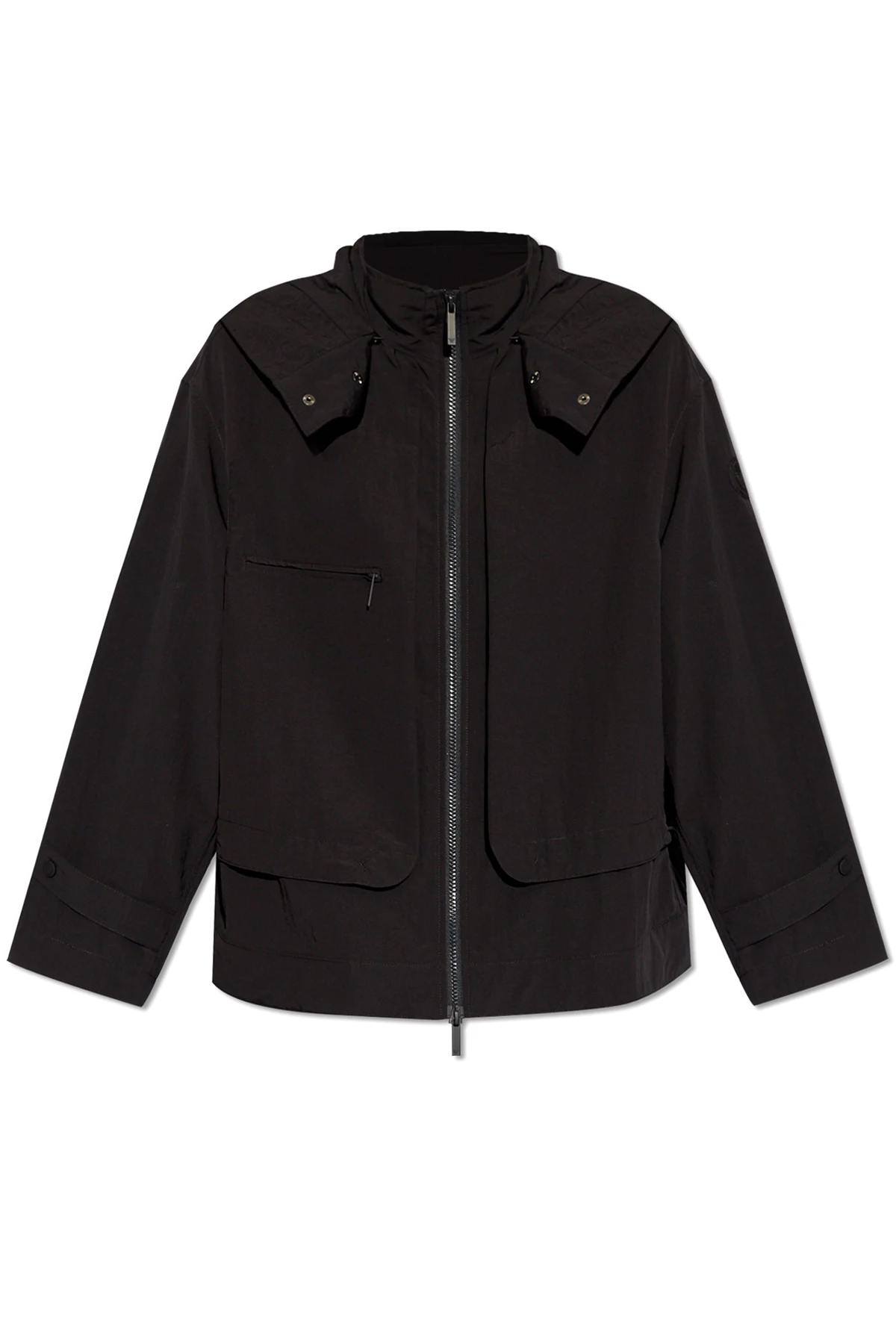 Jacket with detachable hood