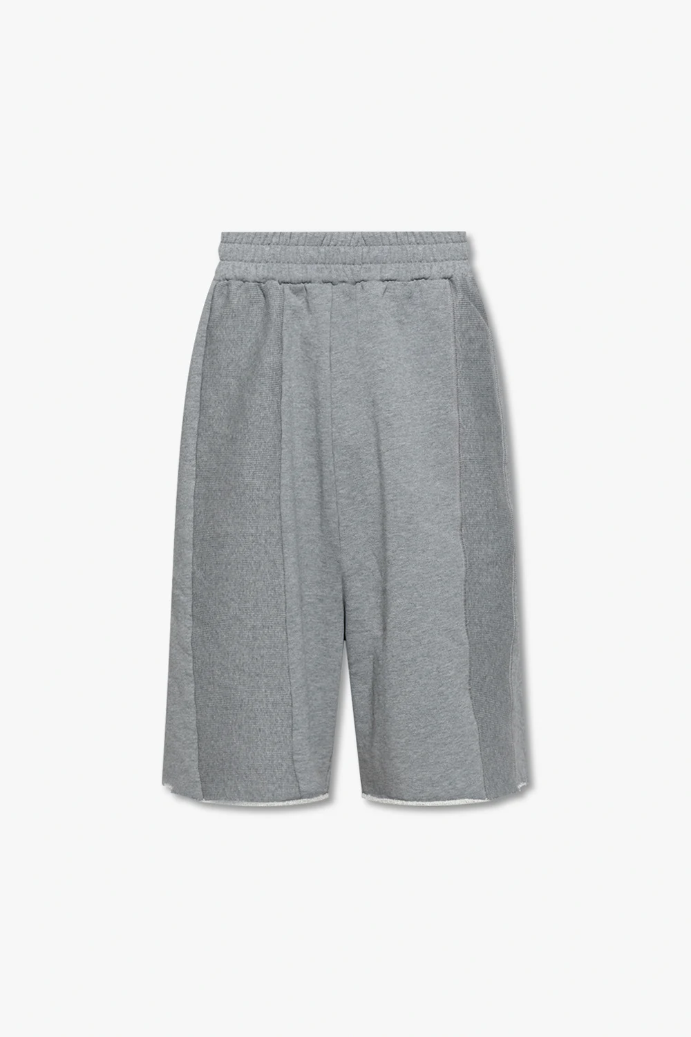 Szorty z surowym wykończeniem