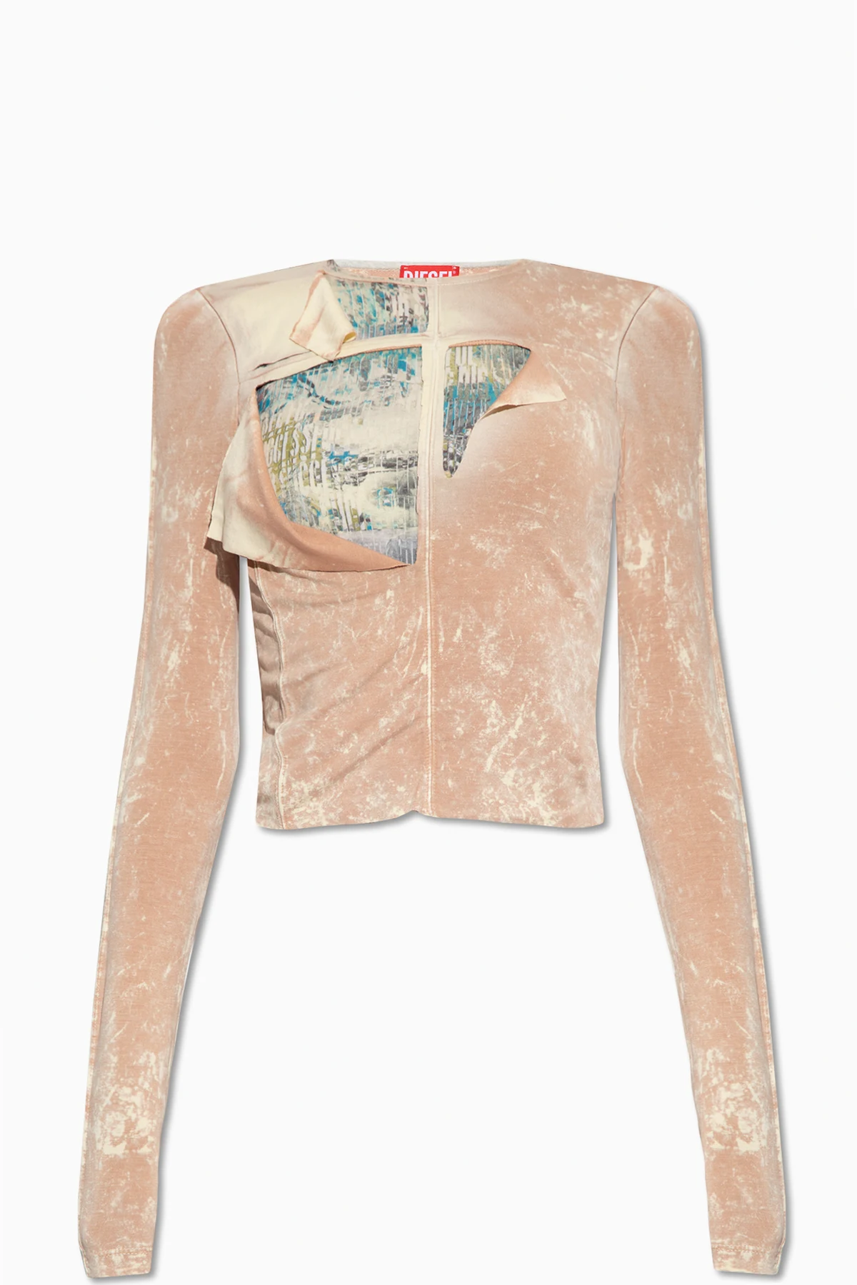 ‘T-TREATY’ top with long sleeveless