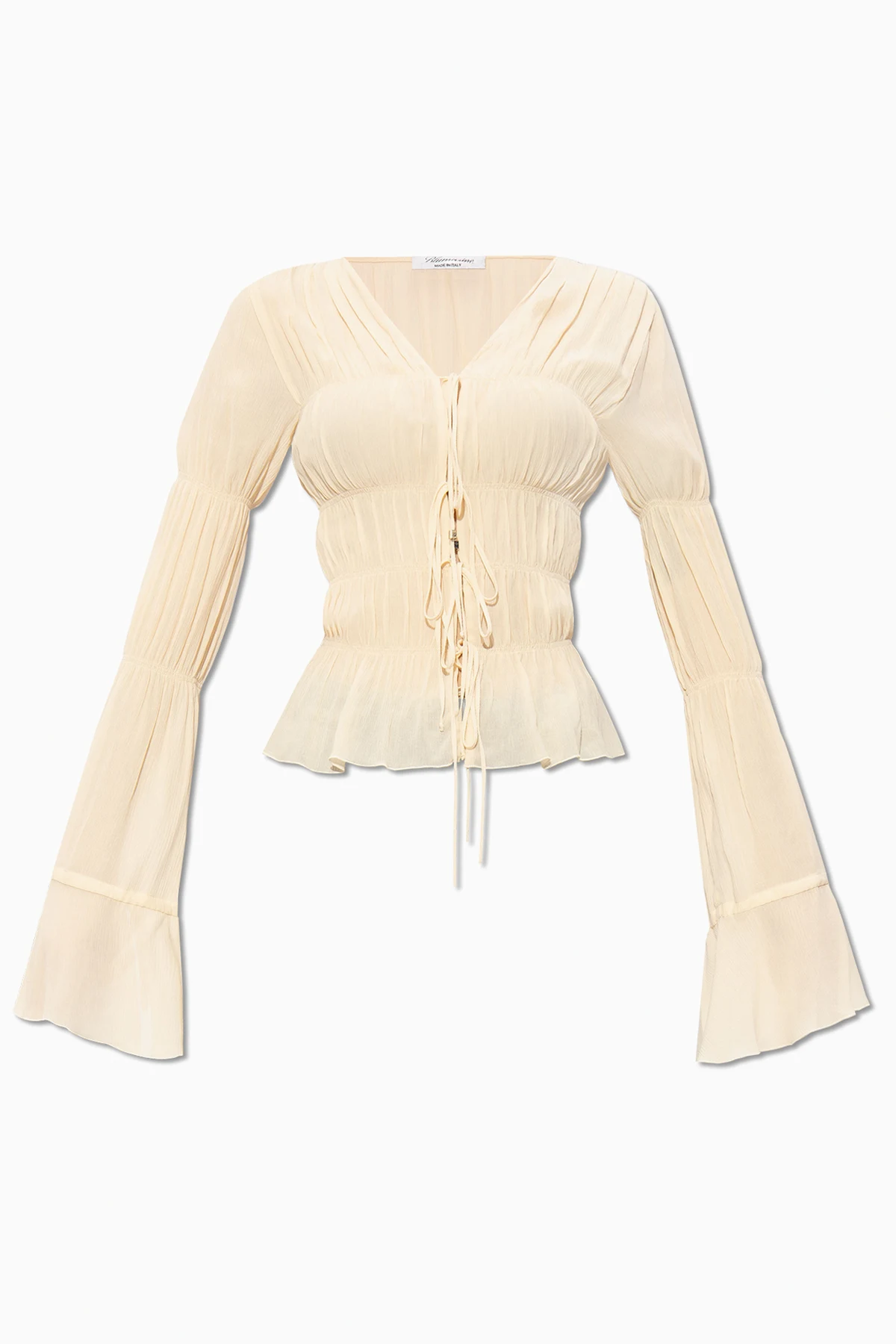 Top wiązany trokami