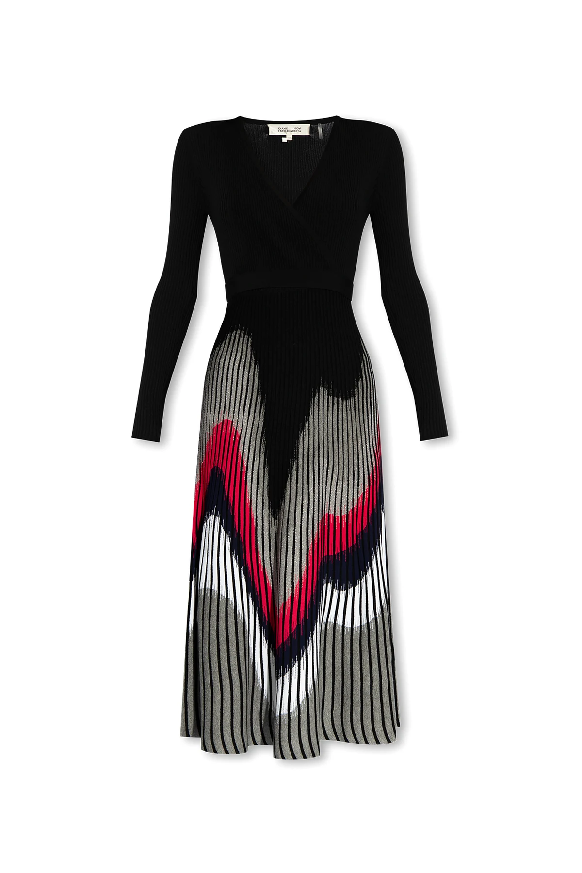 Prążkowana sukienka ‘Reiko’