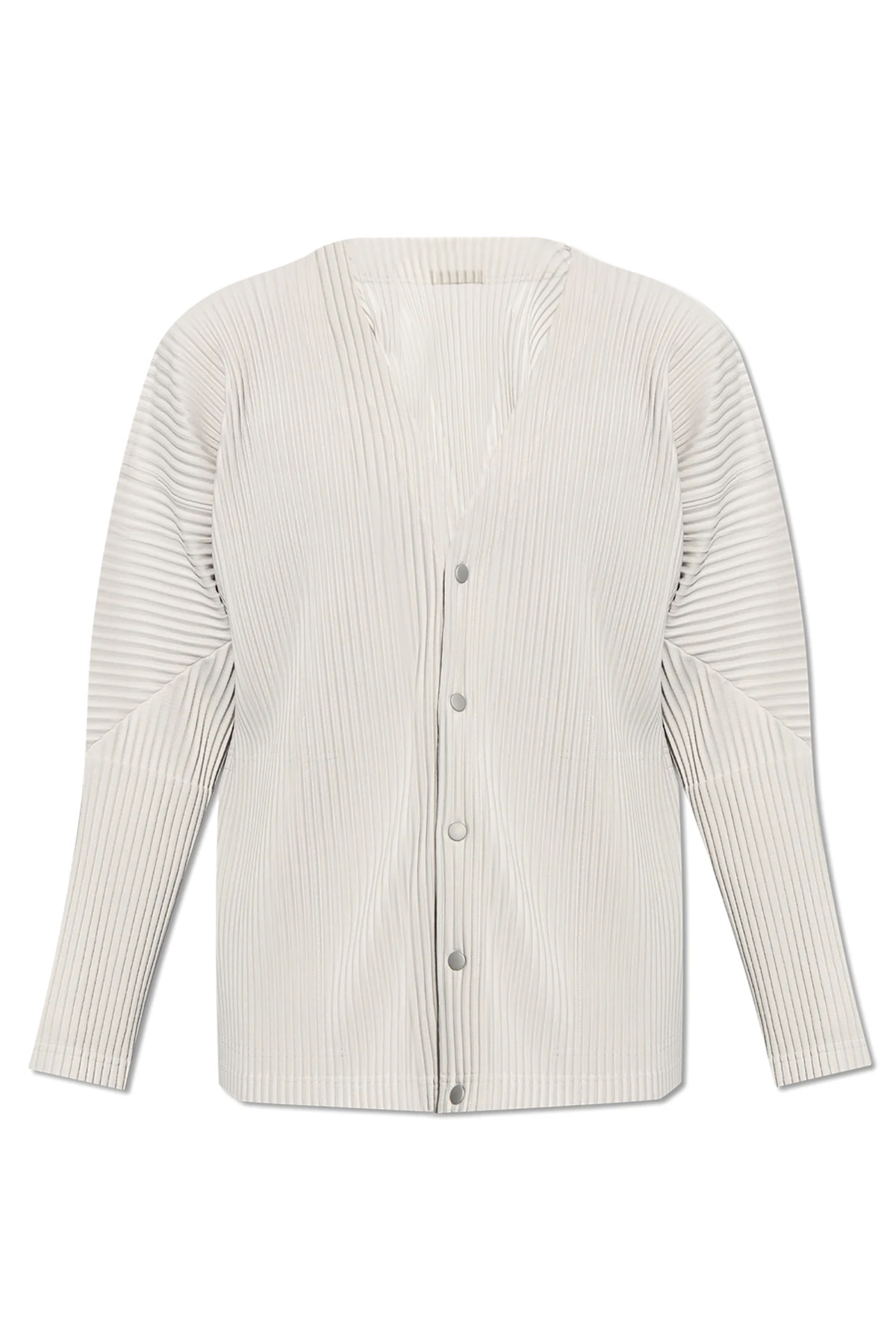 GREY Pleated Cardigan by Issey Miyake Homme Plisse