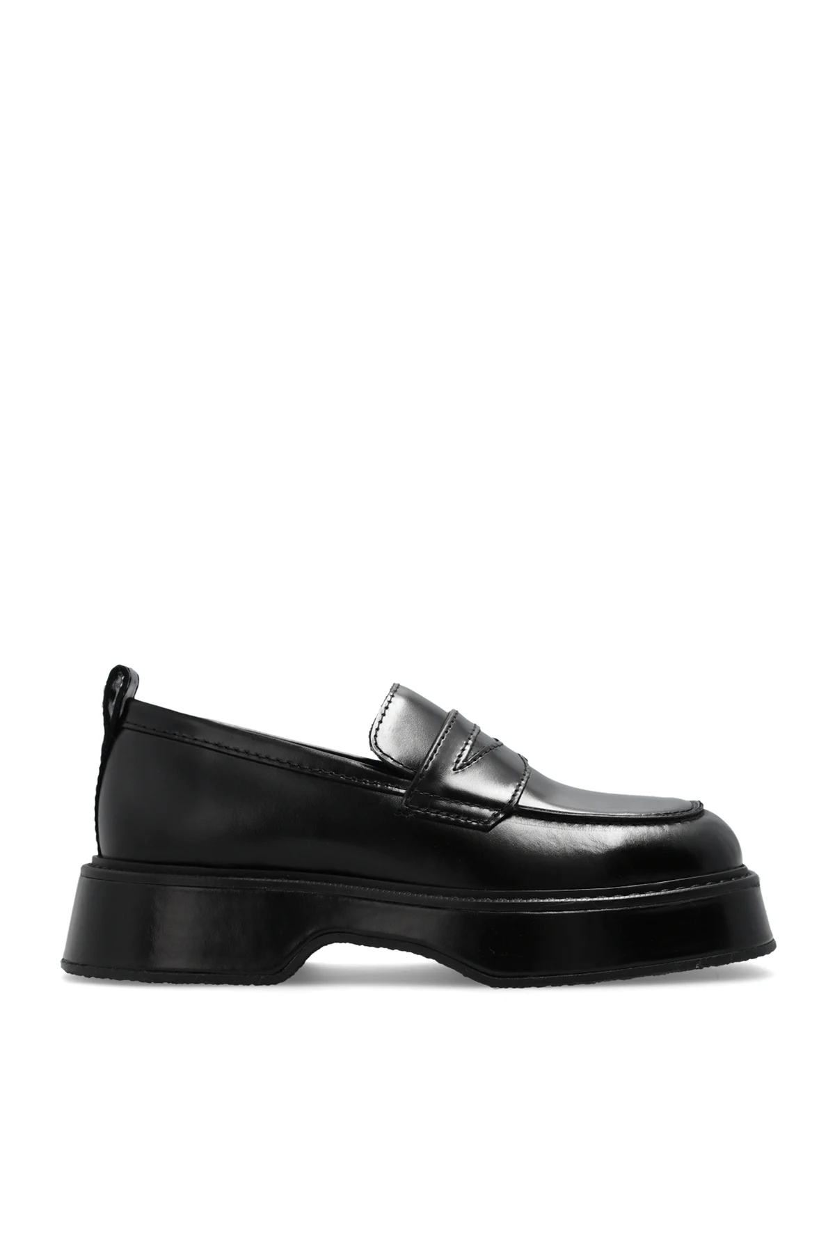 Leather loafers