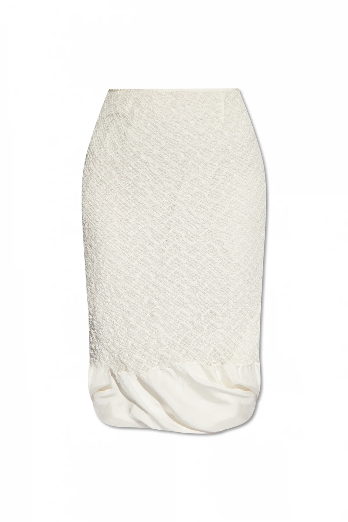 Skirt with decorative cut-out