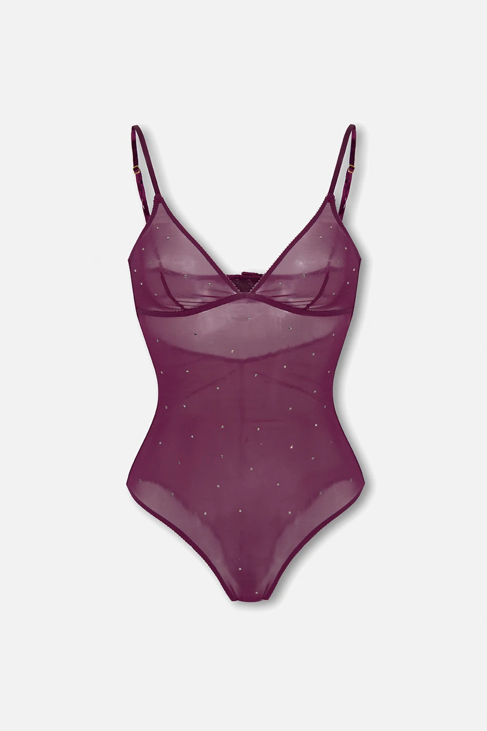 Body z połyskującymi kryształami