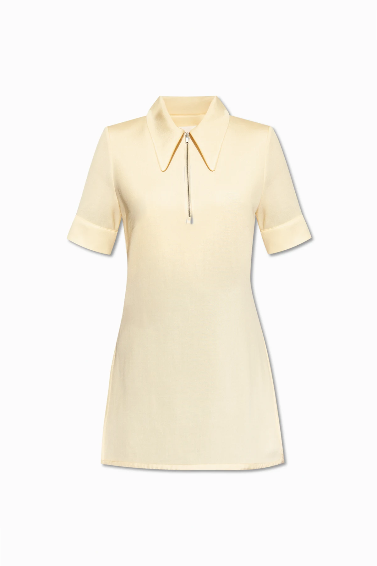 Polo with short sleeves