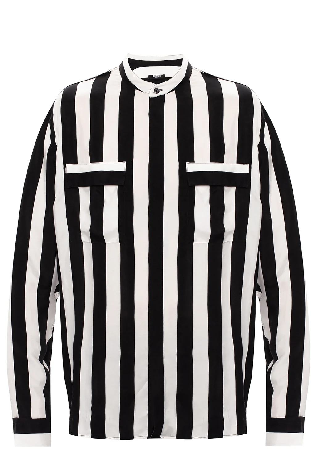 Band collar shirt