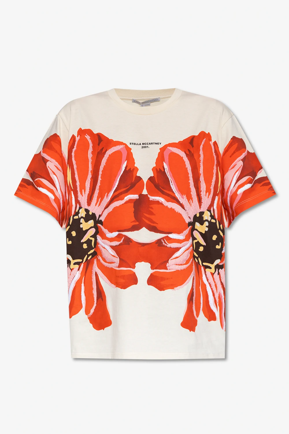 T-shirt z motywem kwiatowym