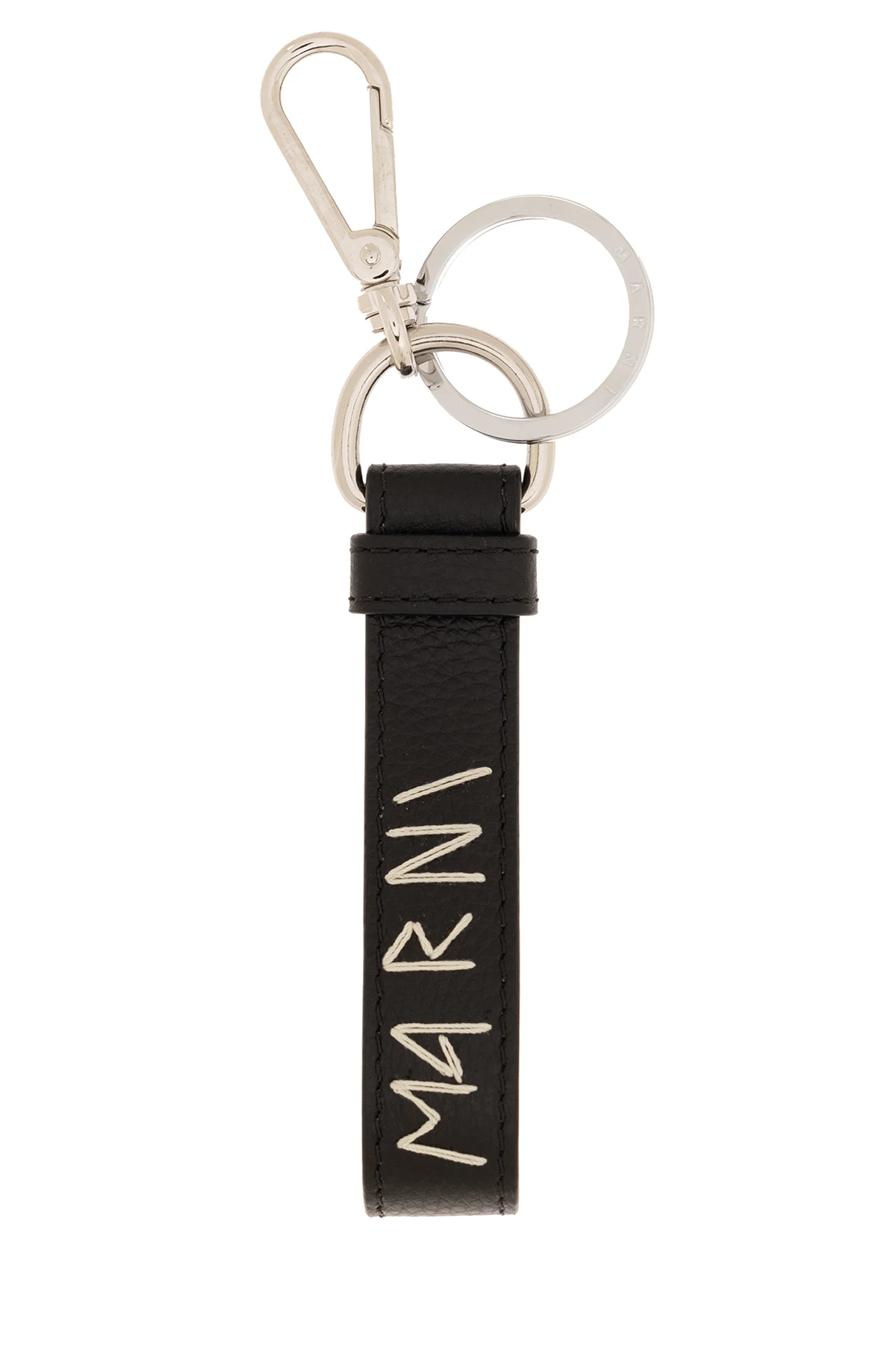 BLACK Keyring with logo
