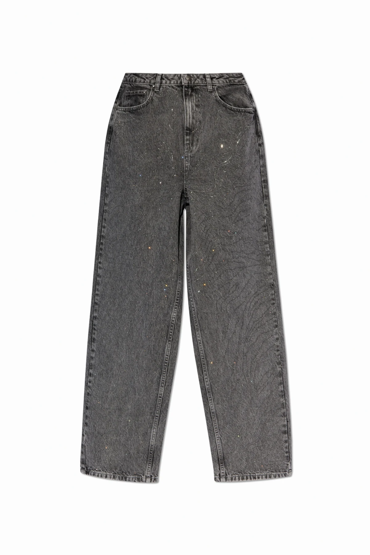 Jeans with appliqués