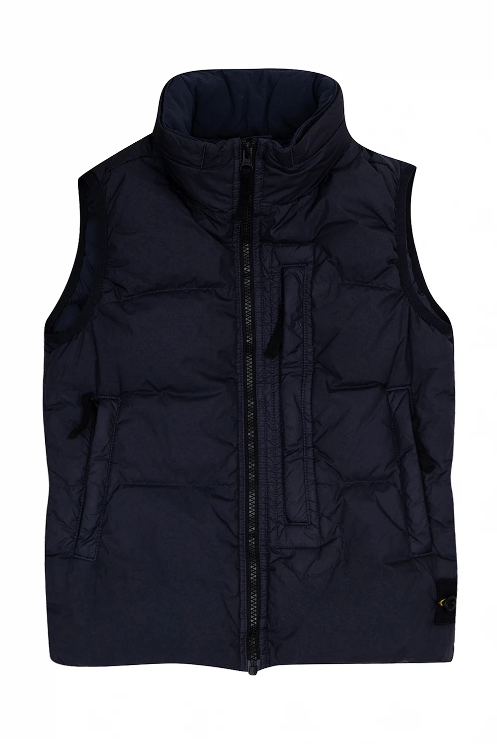Vest with concealed hood