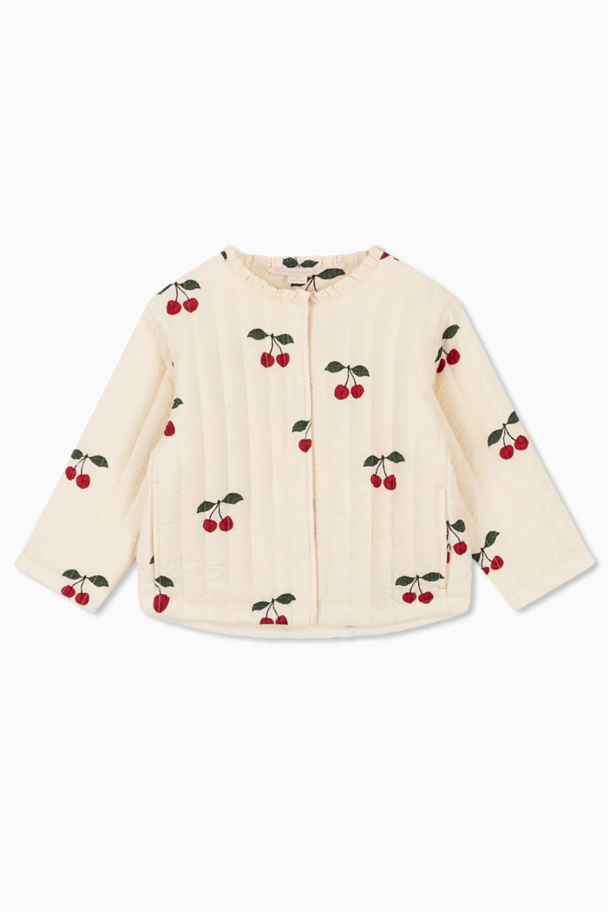 Jacket with cherry motif