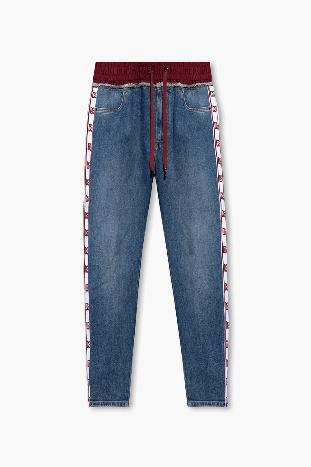 Side-stripe jeans
