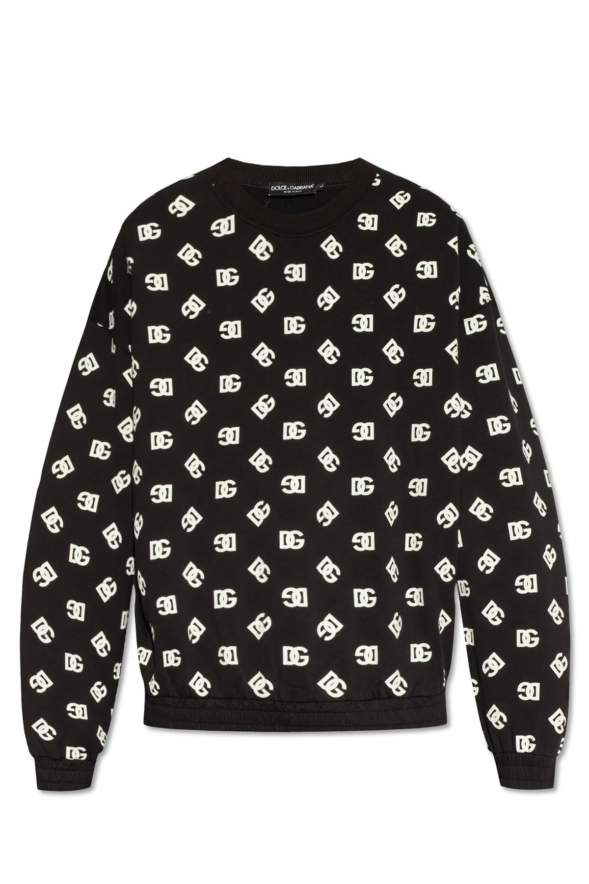 Sweatshirt with logo pattern