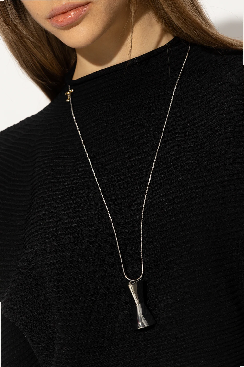 Komplet: naszyjnik z broszką