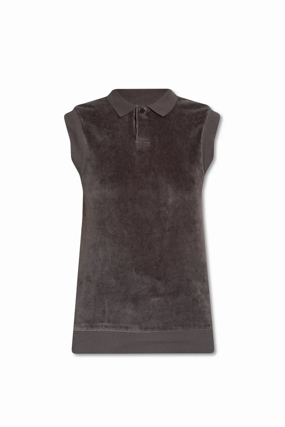 Sleeveless polo shirt