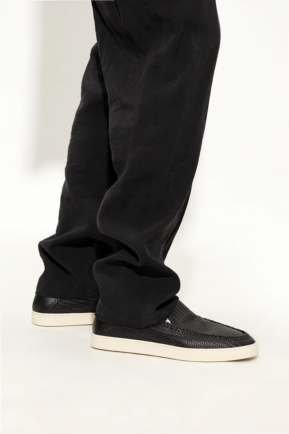 Skórzane wsuwane buty