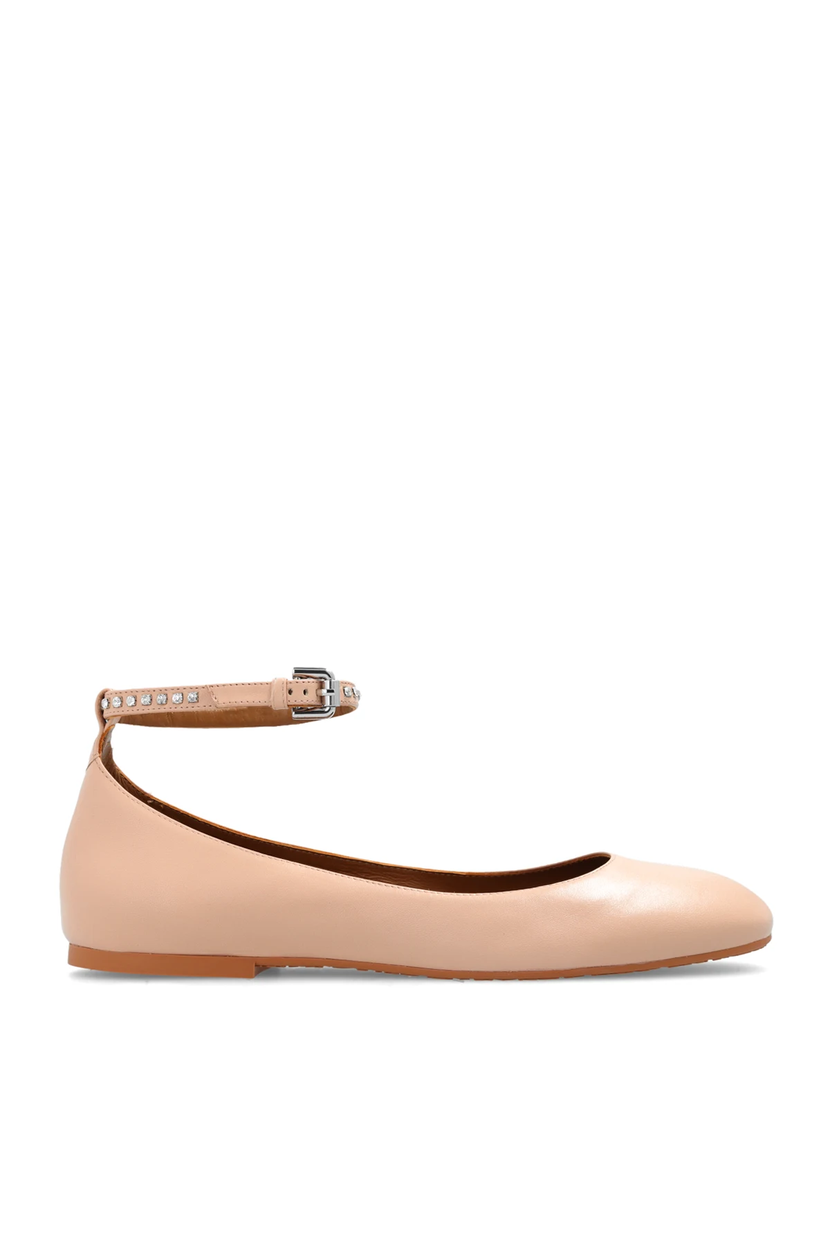 Leather ballet flats
