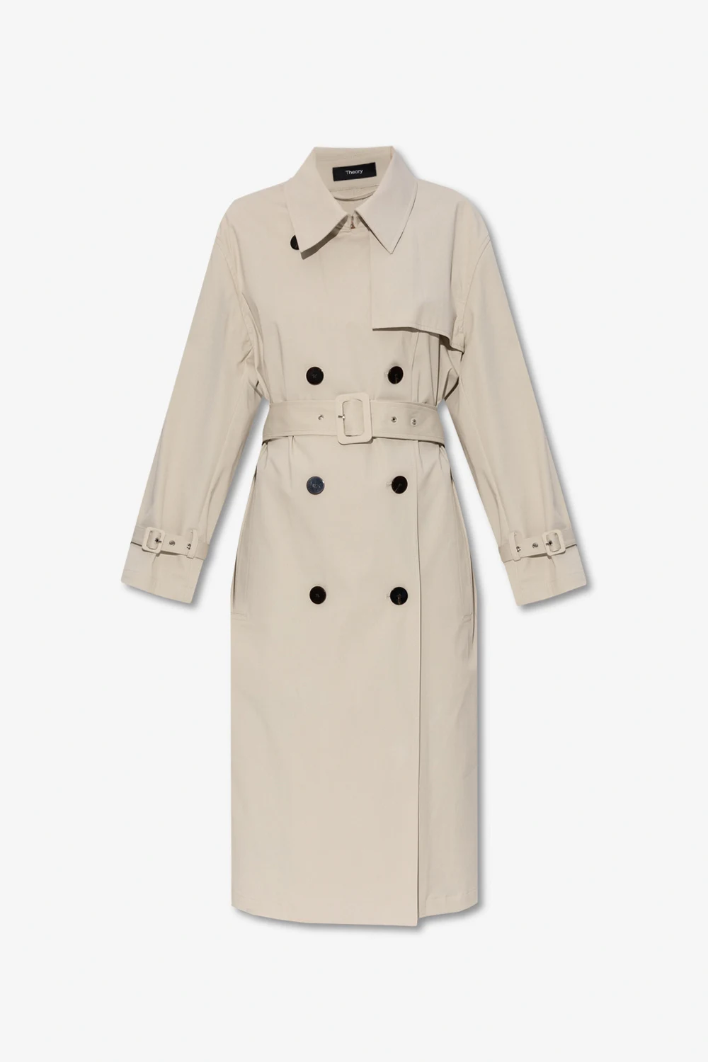 Trench coat with pockets