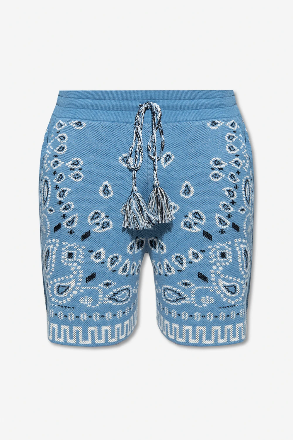 Shorts with paisley motif