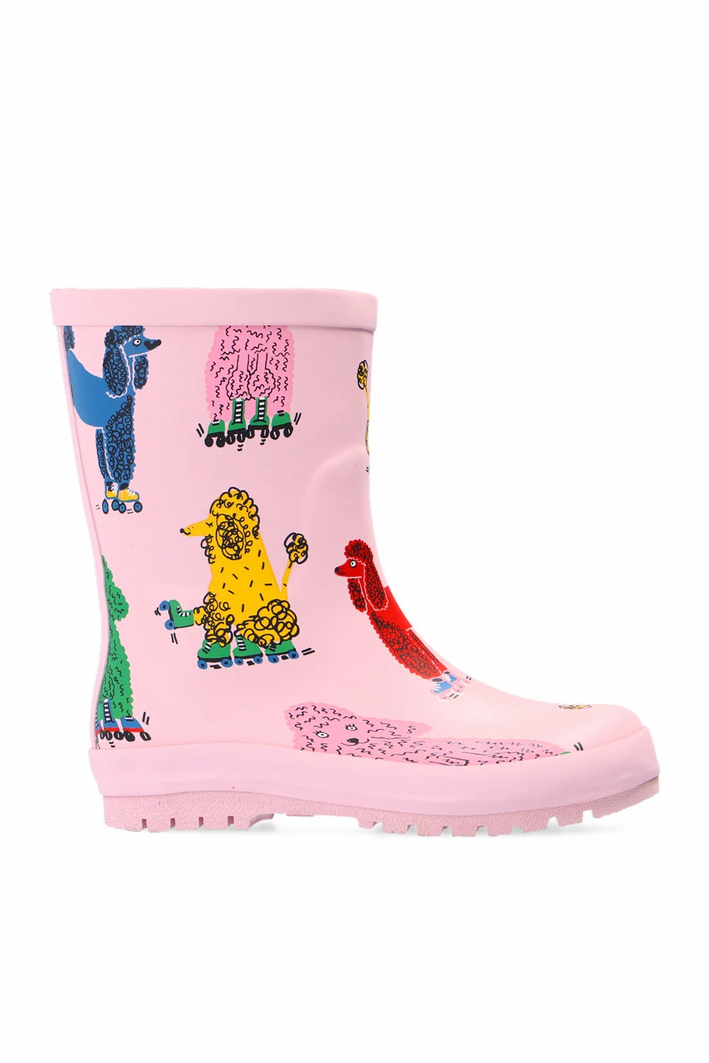 Printed rain boots