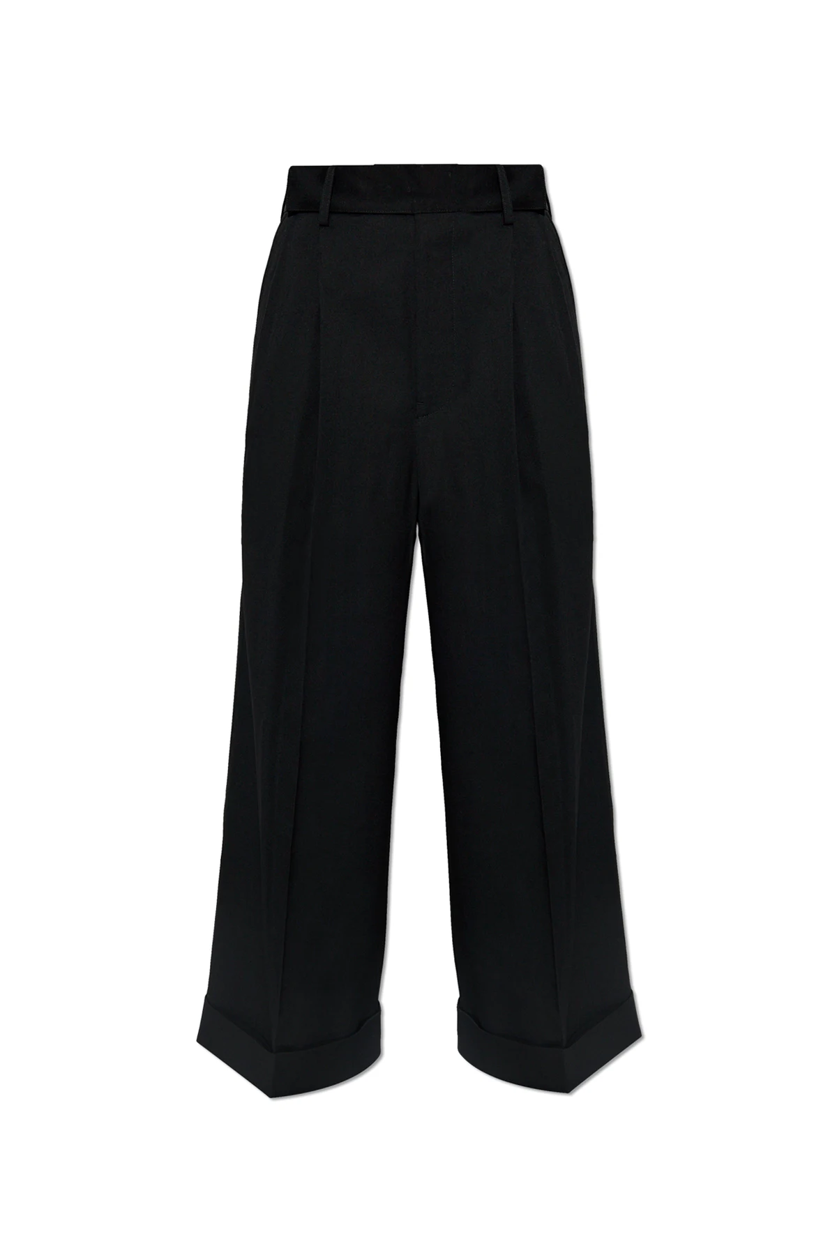 BLACK Wool trousers