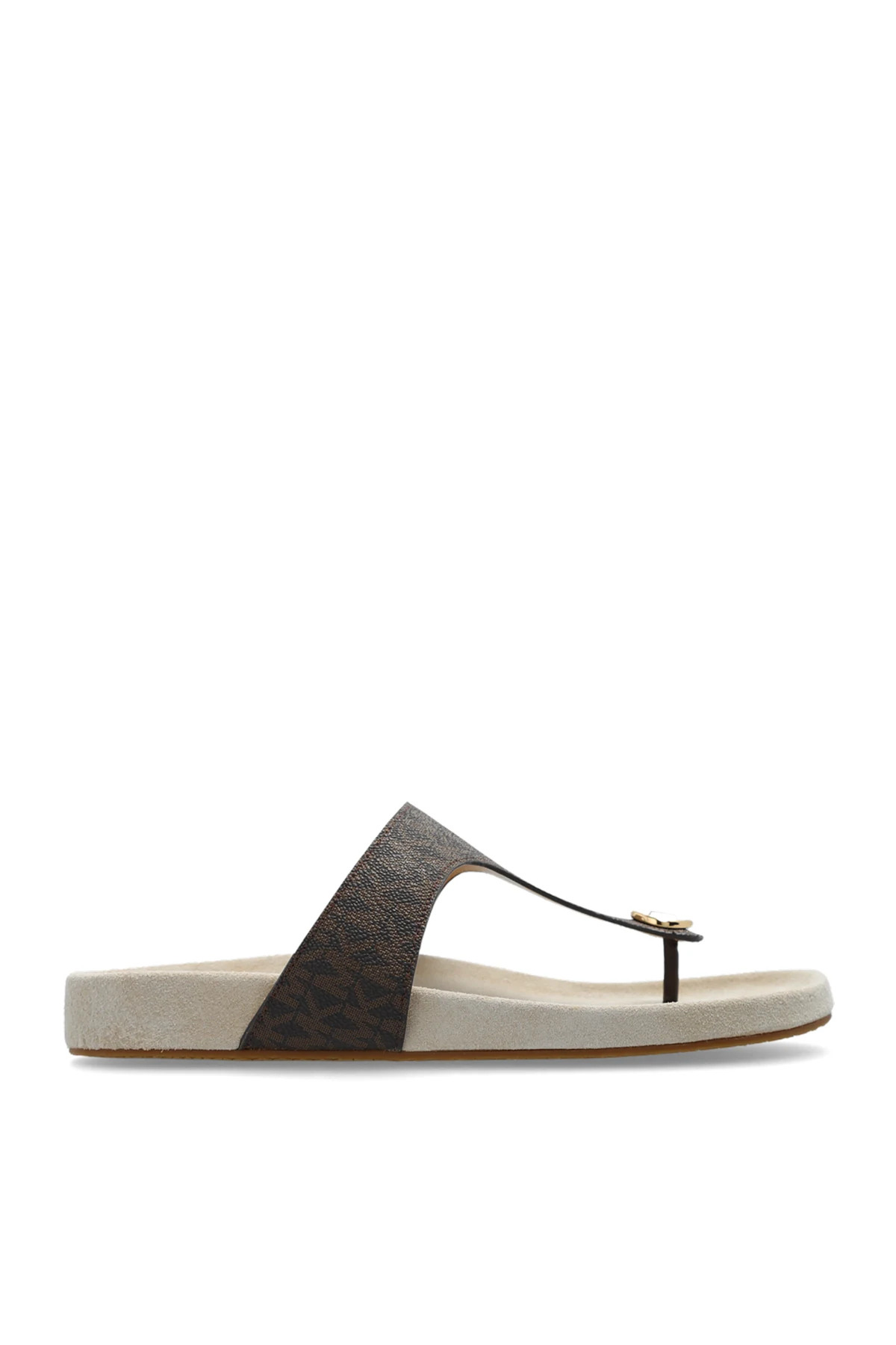 ‘Lucinda’ monogram flip-flops