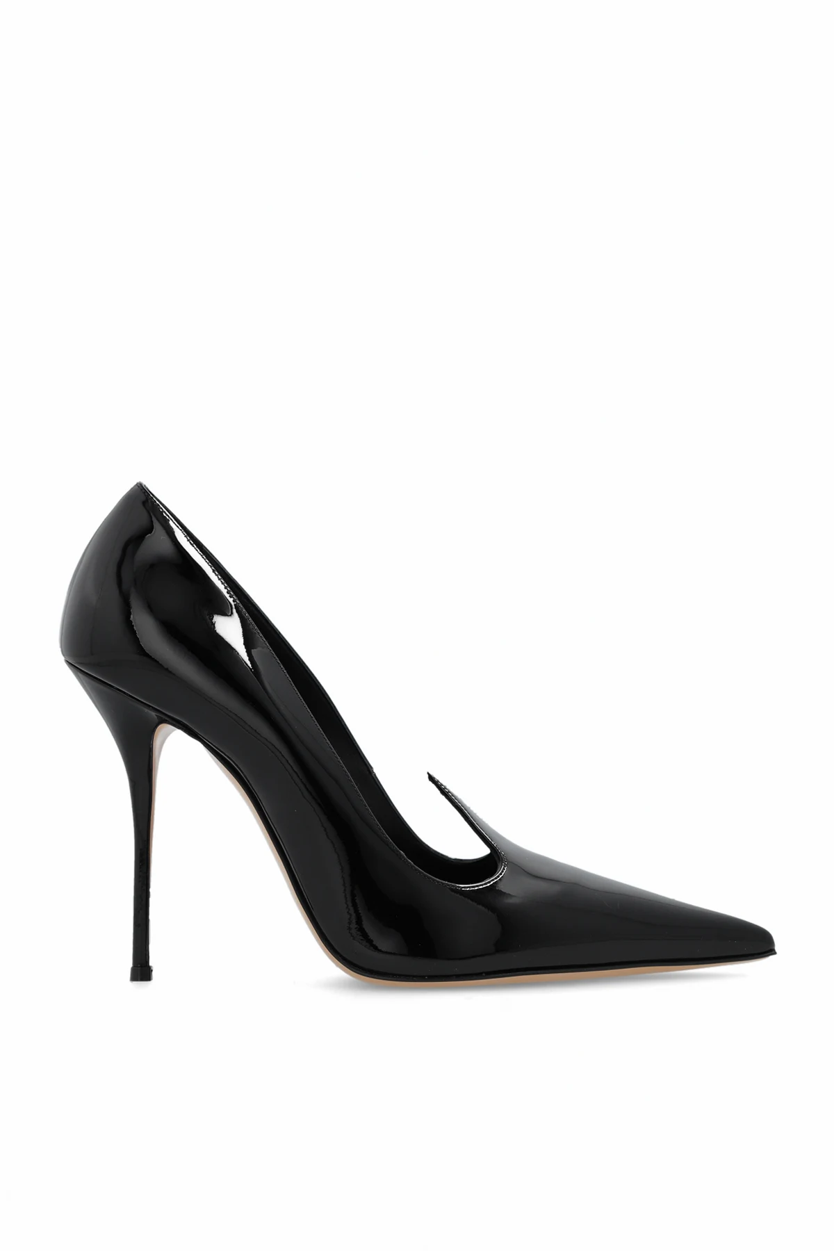 Stiletto pumps in patent leather