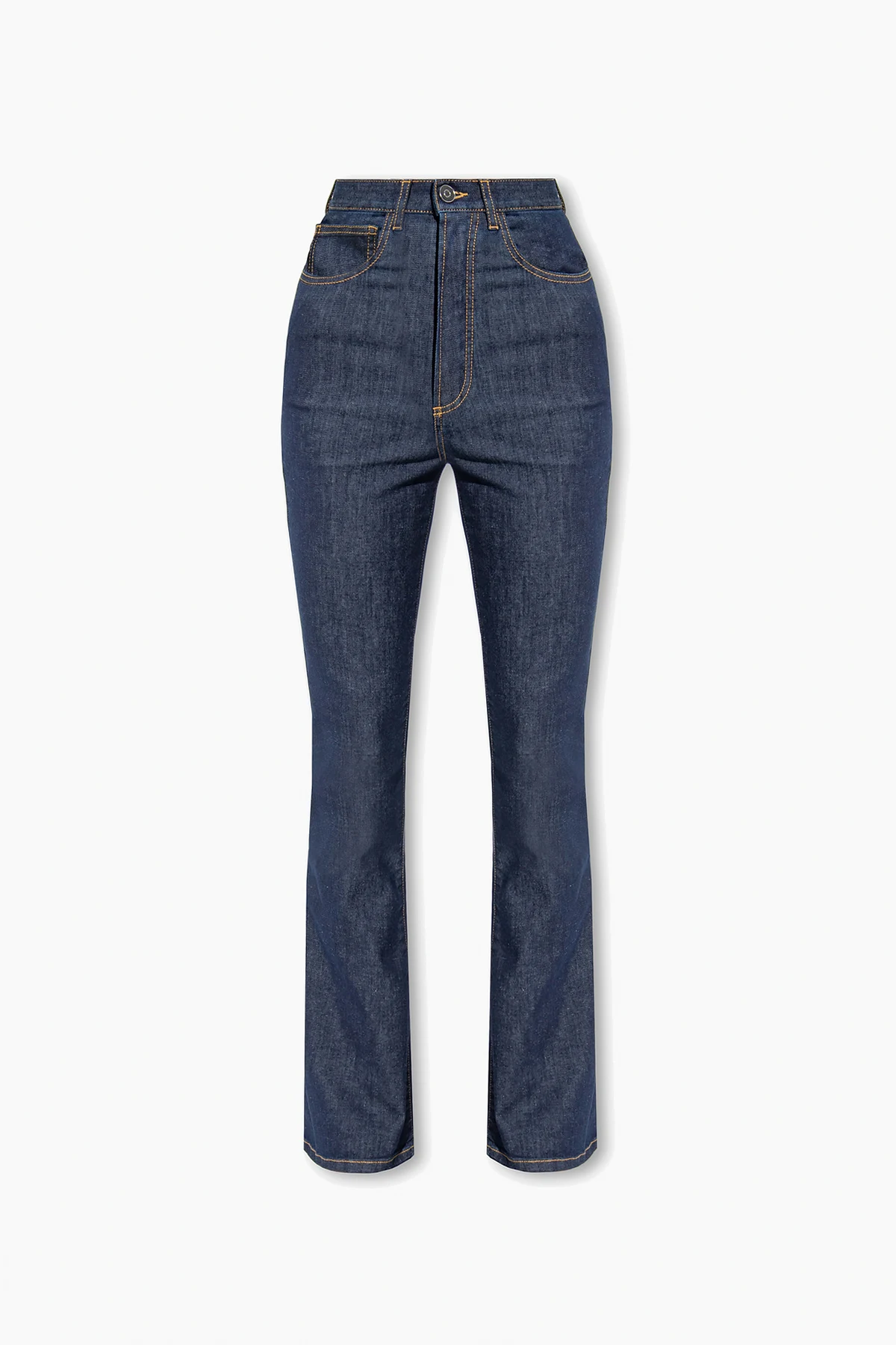 High-waisted bootcut jeans