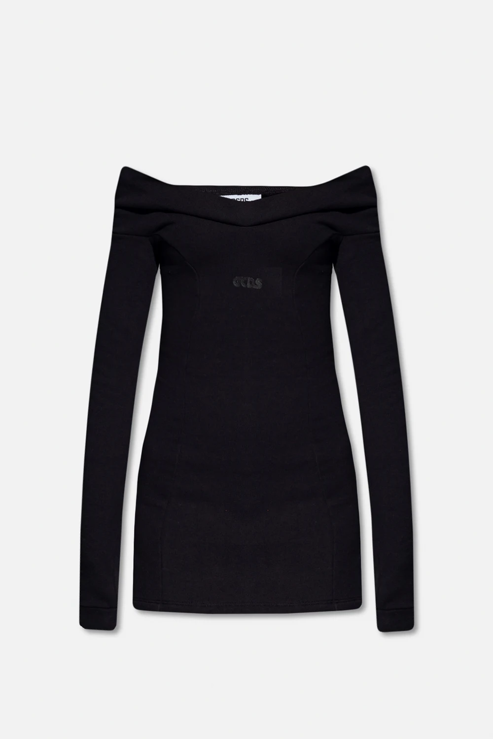 Sukienka z odkrytymi ramionami