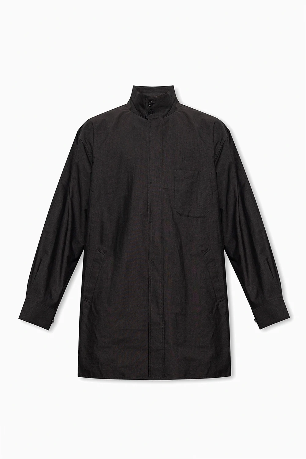 Long shirt with pockets