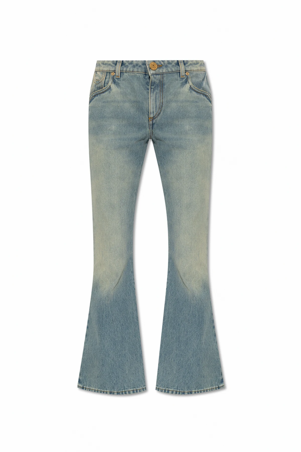 Jeansowe dzwony z efektem ‘vintage’