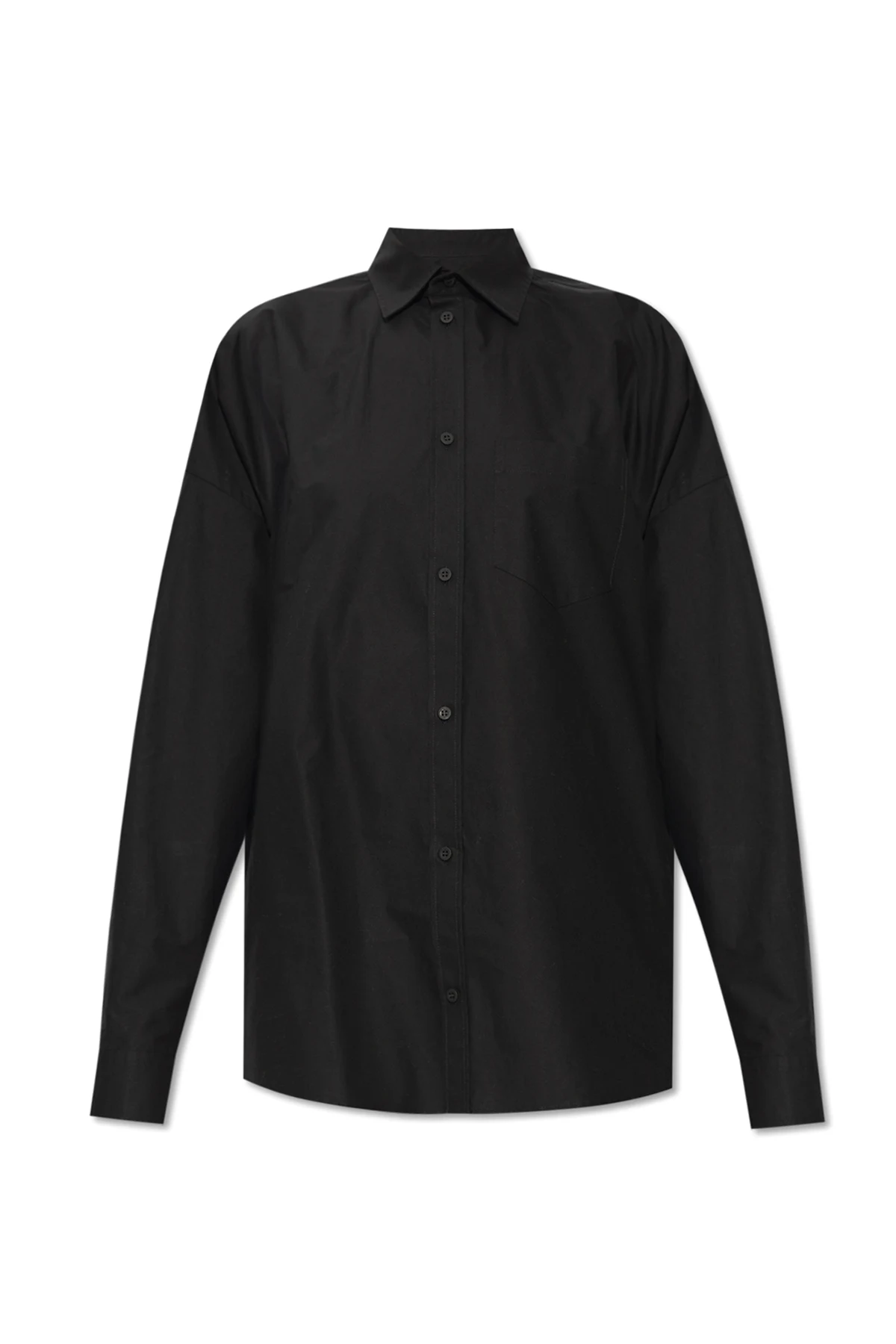 Cotton shirt with crystal logo
