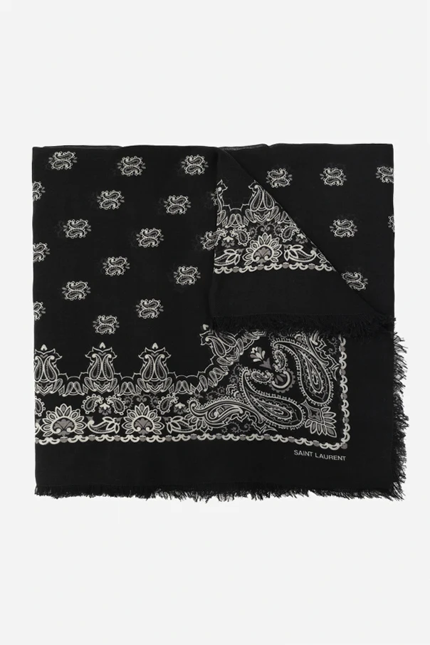 BLACK Paisley scarf