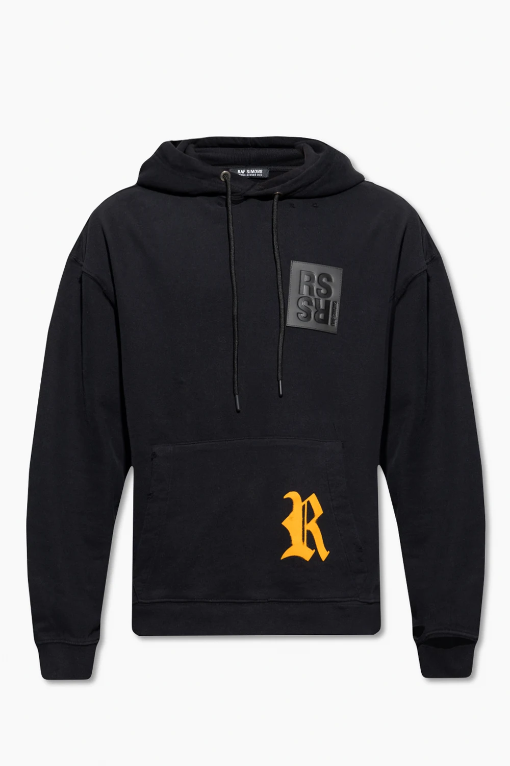 Hoodie with vintage effect