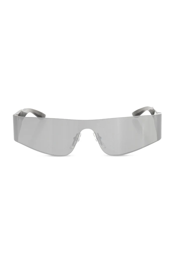 SREBRNY Okulary przeciwsłoneczne ‘Mono Rectangle’
