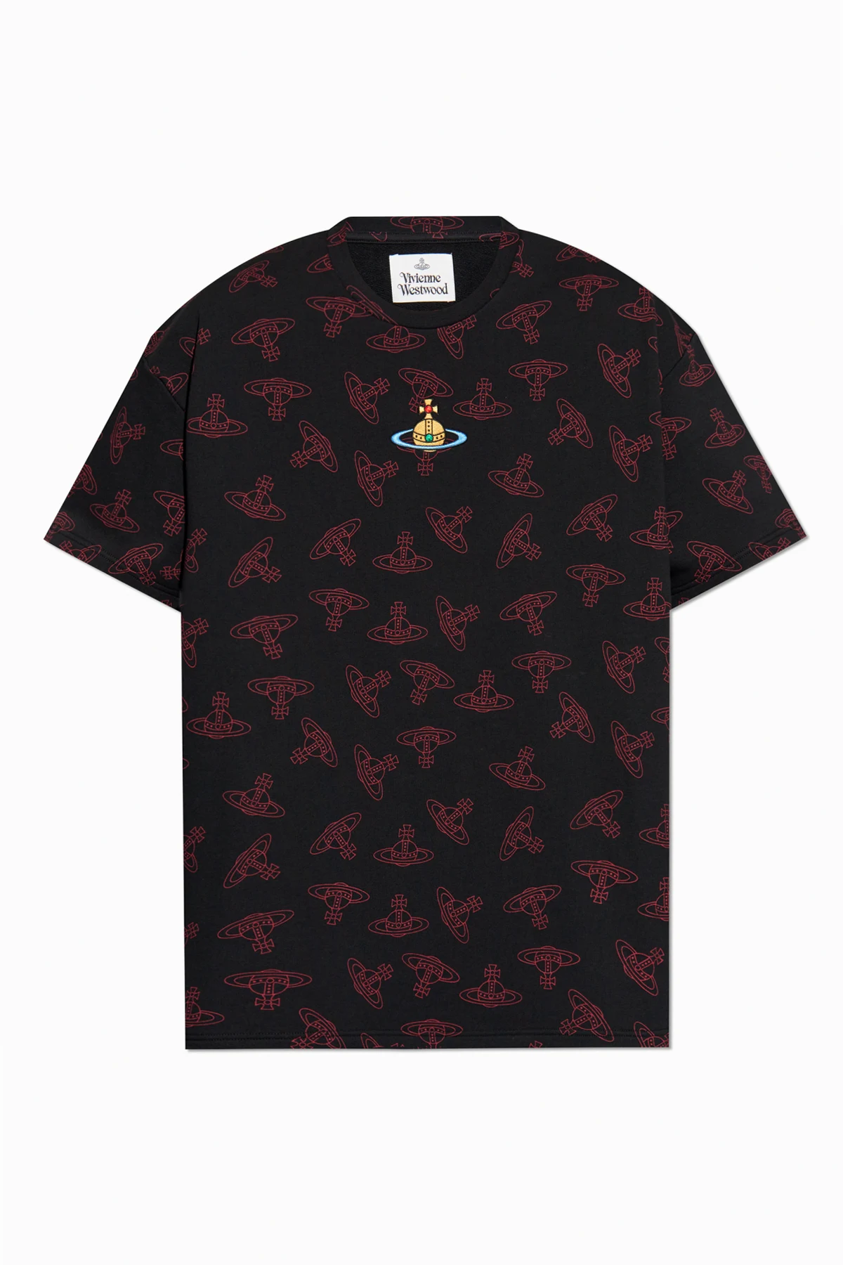 T-shirt z logo typu ‘oversize’
