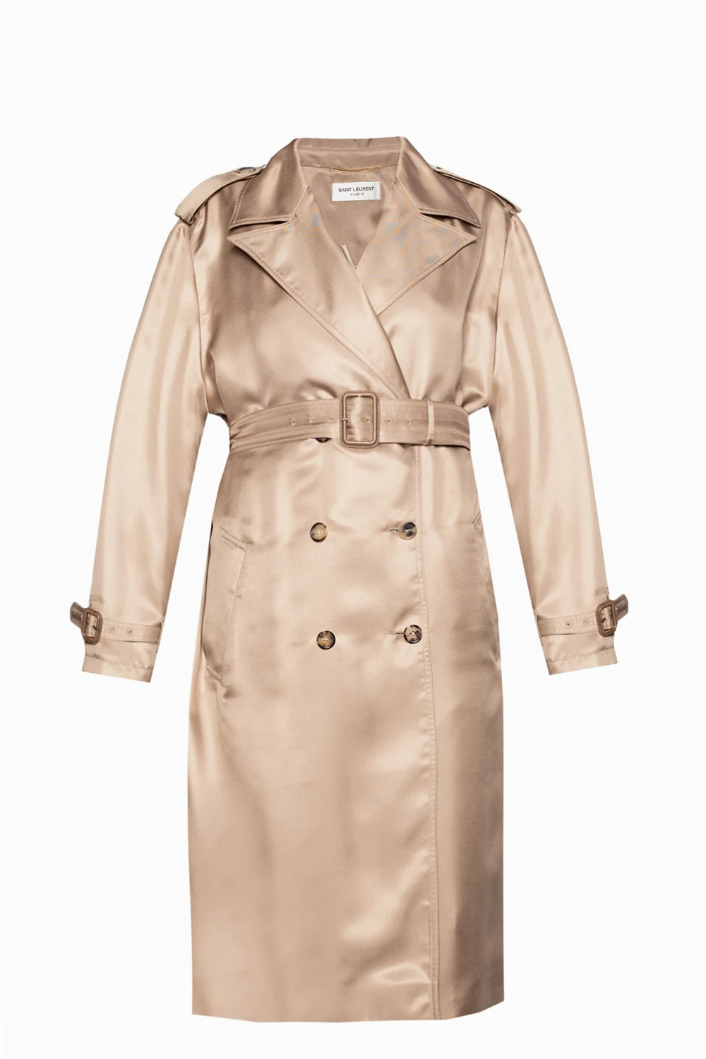 Silk trench coat